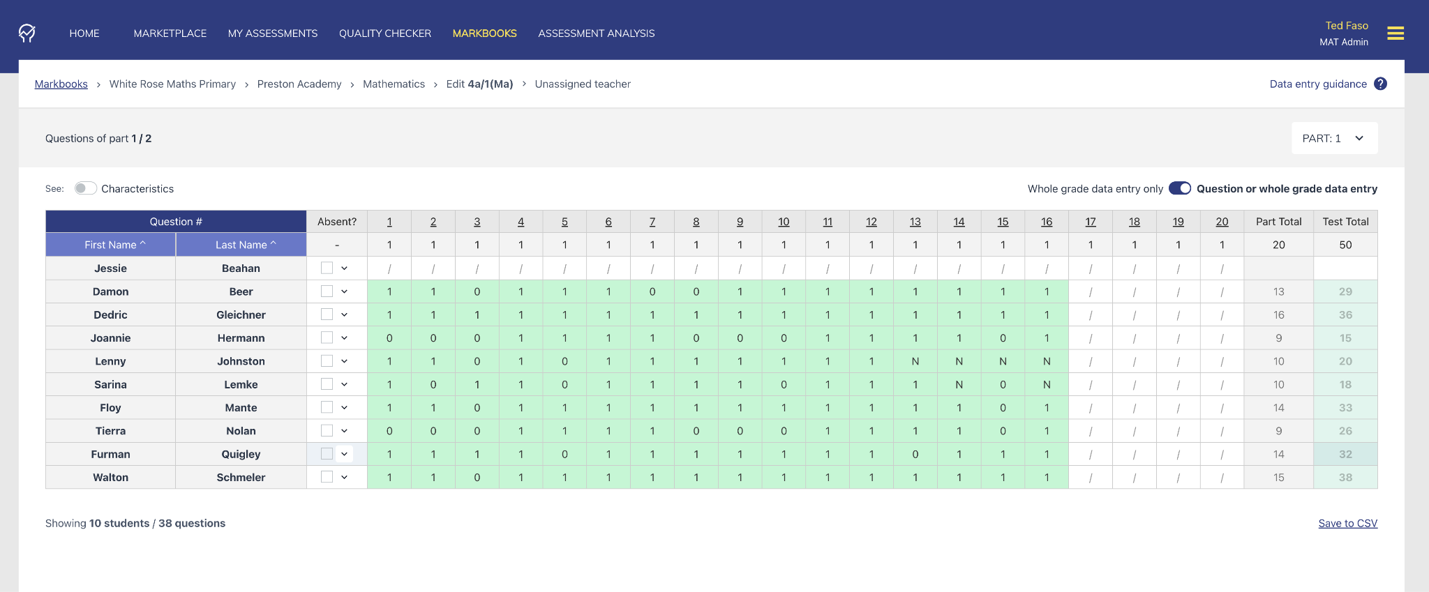 Illustration showing speedy data entry